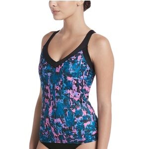 Nike V-Neck Tankini Top size Small